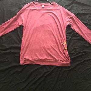 Mauve Long Sleeve Tee